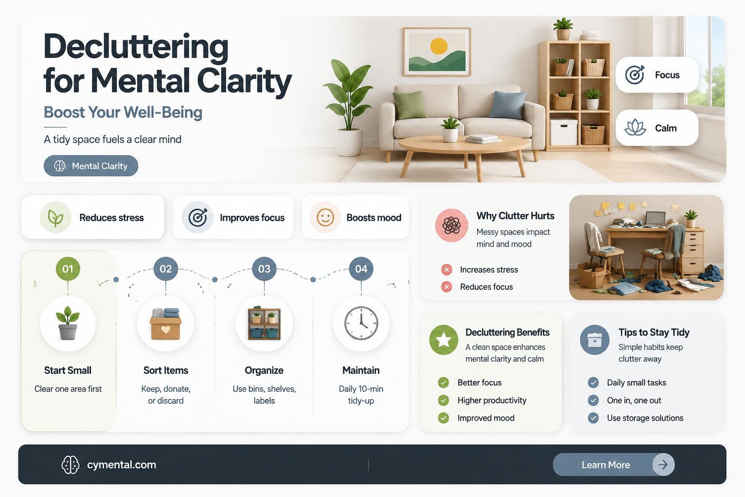 does decluttering help mental health