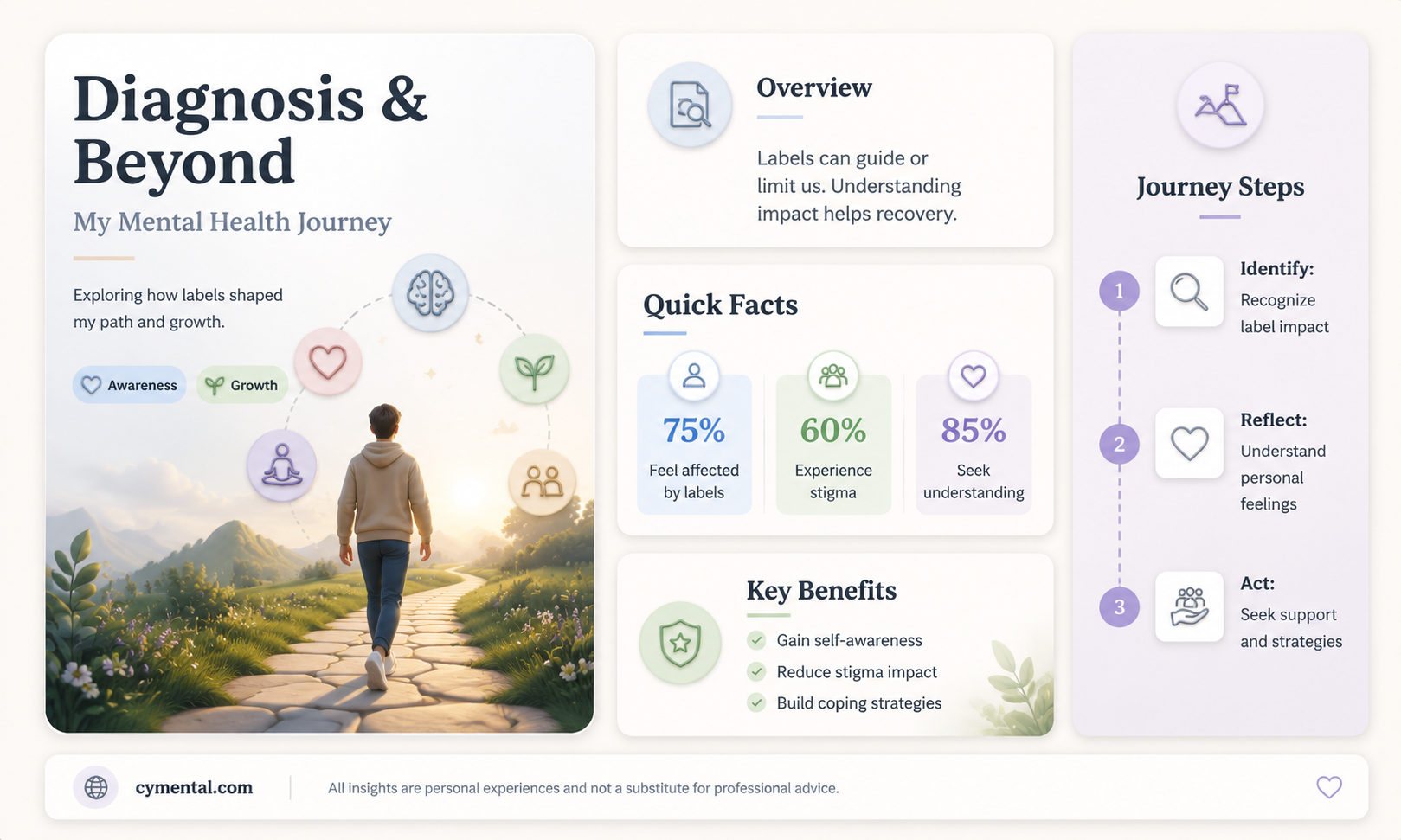 did getting your mental health diagnoaes help you