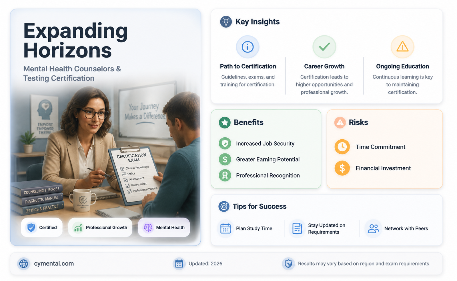 can a licensed mental health counselor get certified in testing