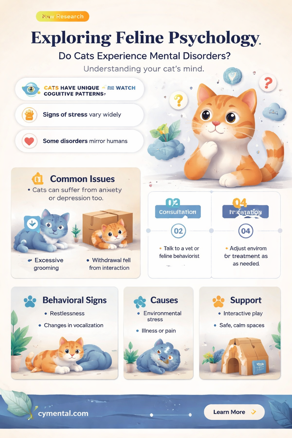 do cats have mental disorders