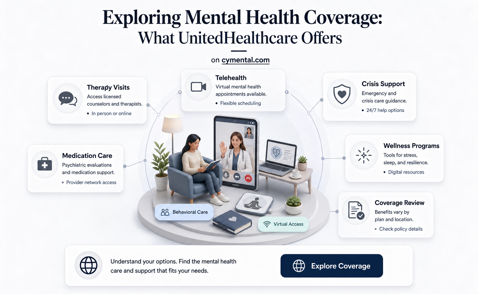 does united healthcare cover mental health