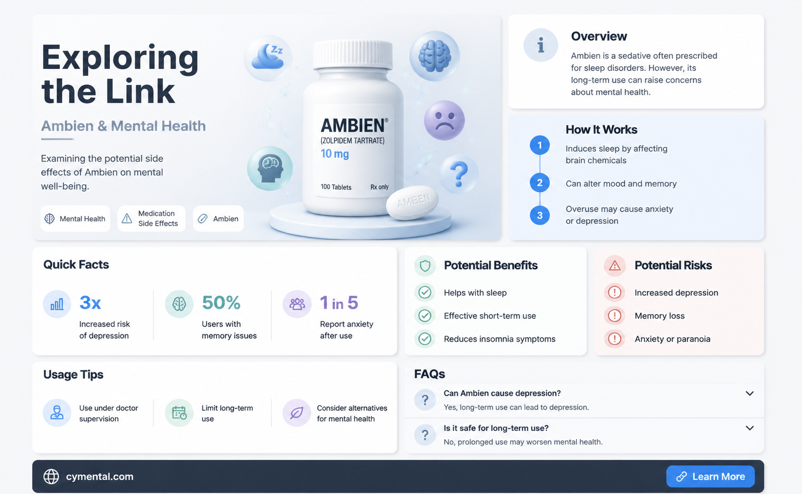 can ambien cause mental problems
