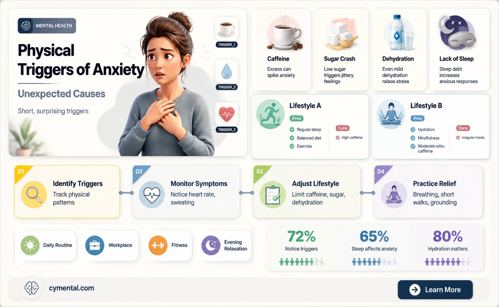 can anxiety attacks be caused by non mental triggers