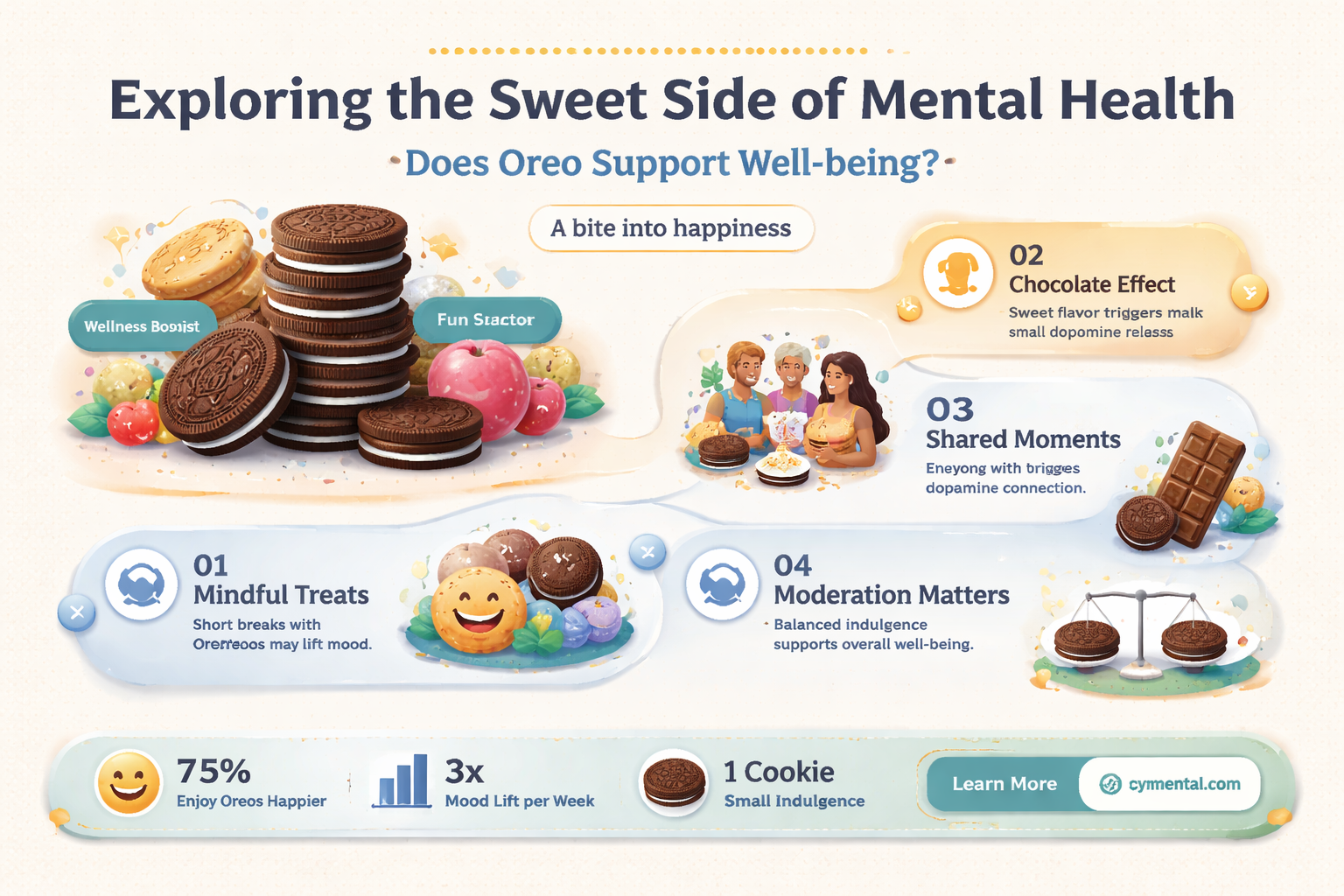 does oreo support mental health