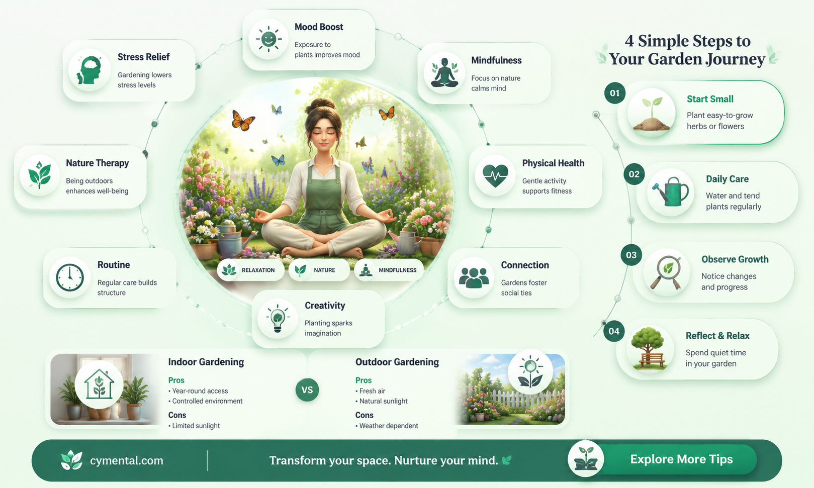 can gardening help with mental health