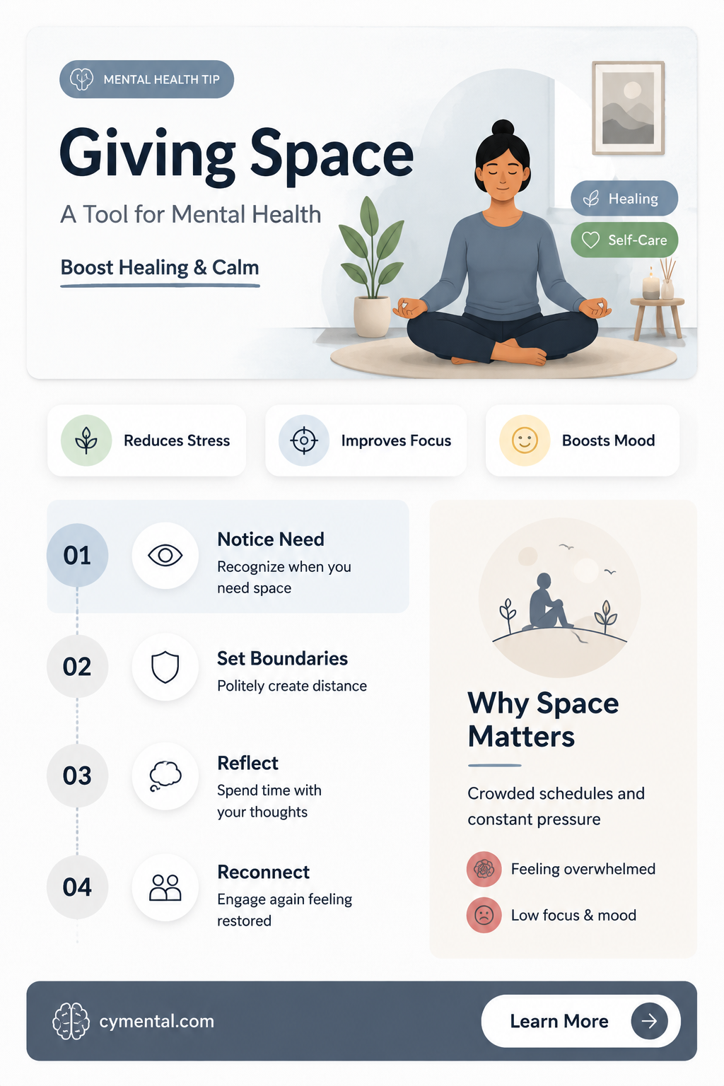 does giving people space help with mental health