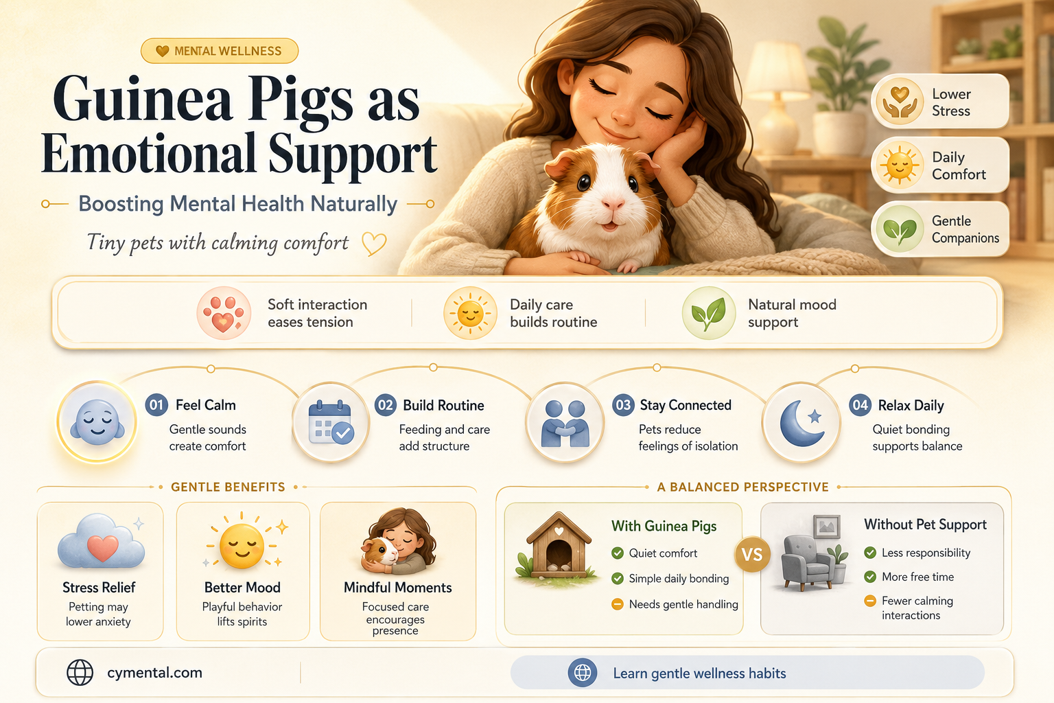do guinea pigs help with mental health