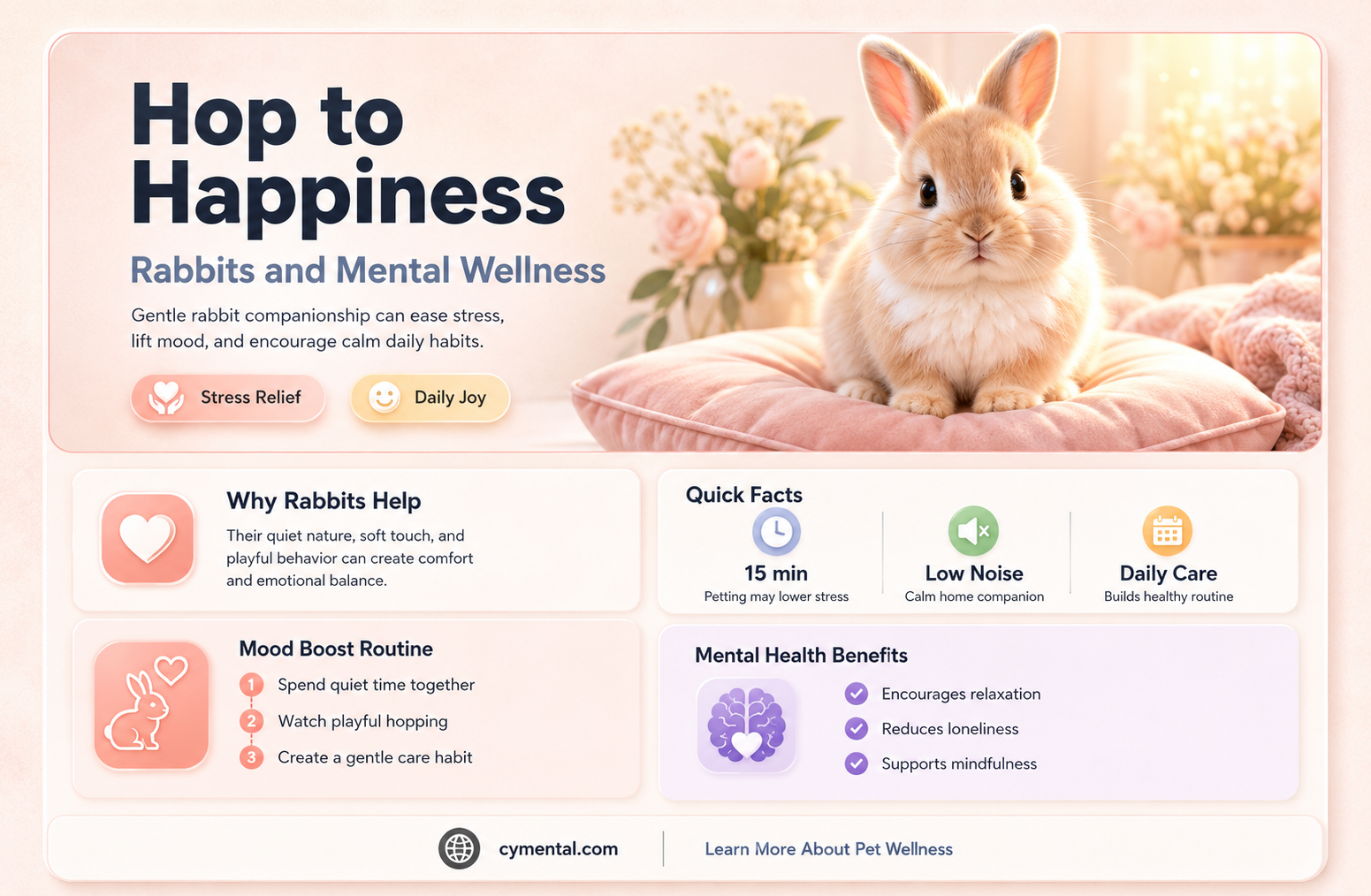 do rabbits help with mental health