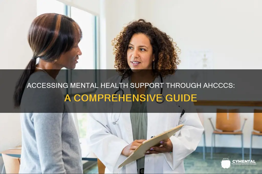 how can i get mental health help with ahccs