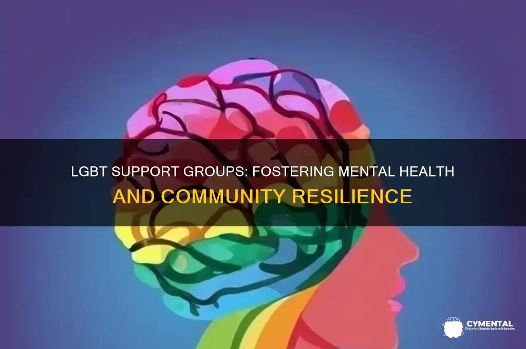 how can implementing lgbt groups help mental health