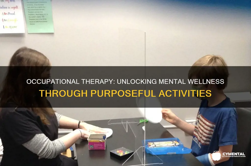 how can ot help in mental health
