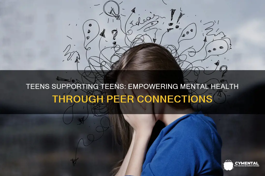 how can teens help teens mental health