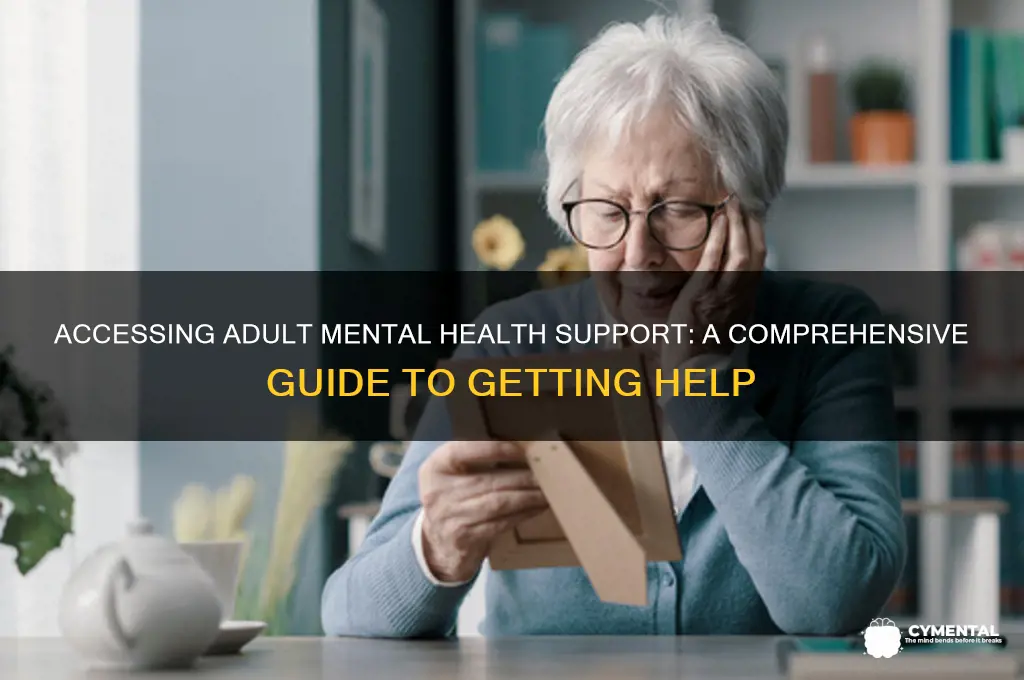 how can you get an adult mental help