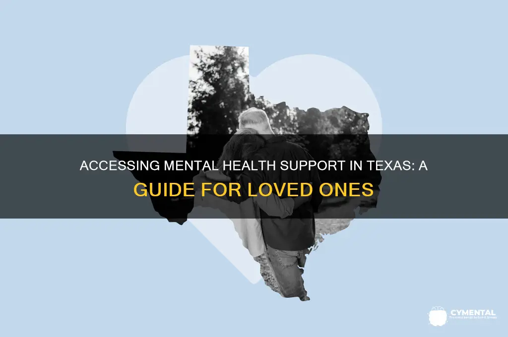 how can you get mental health help for someonein texas