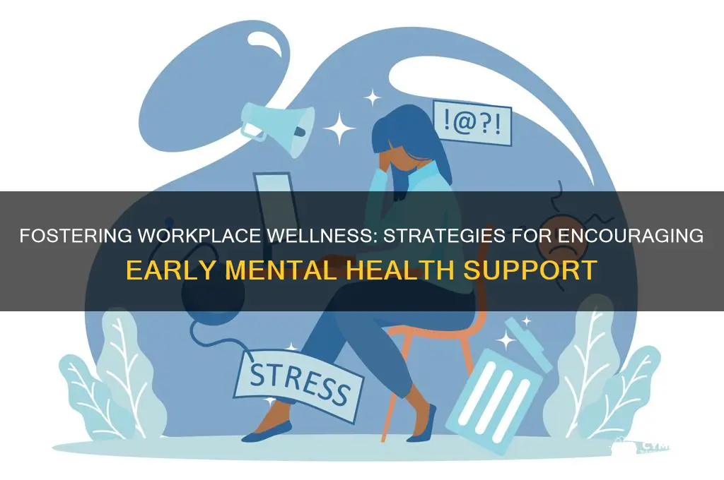 how companies promote early help-seeking for mental health among staff