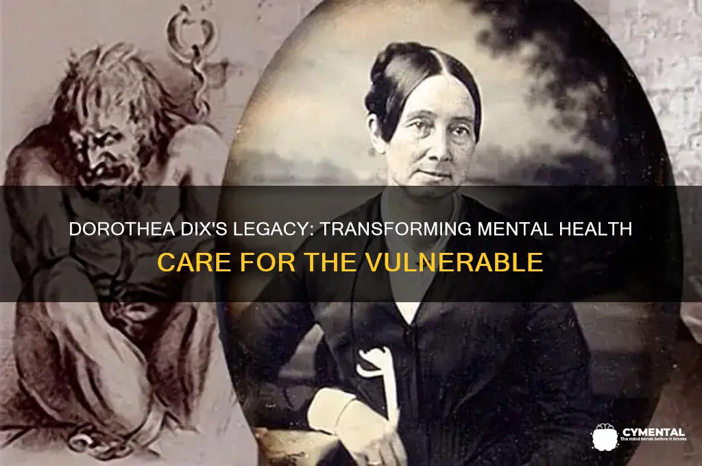 how did dorothea dix help the mentally ill