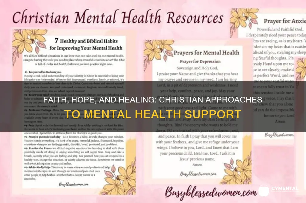 how do christians help with mental disorders