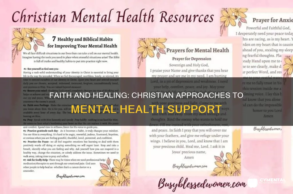 how do christians help with mental disordes