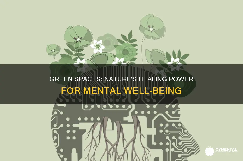 how do green spaces help mental health