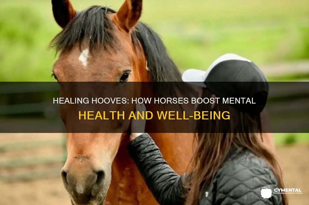 how do horses help humans mentally