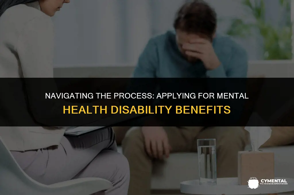 how do i apply for mental health disability