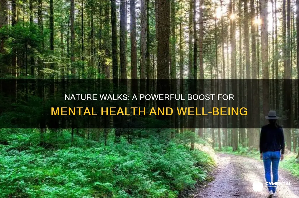 how do nature walks help mental health