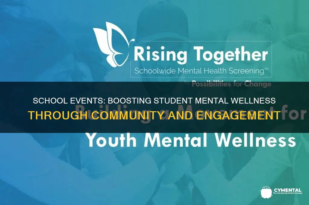 how do school events help students mental wellness