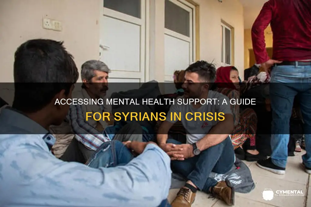 how do syrians get help for mental disorders