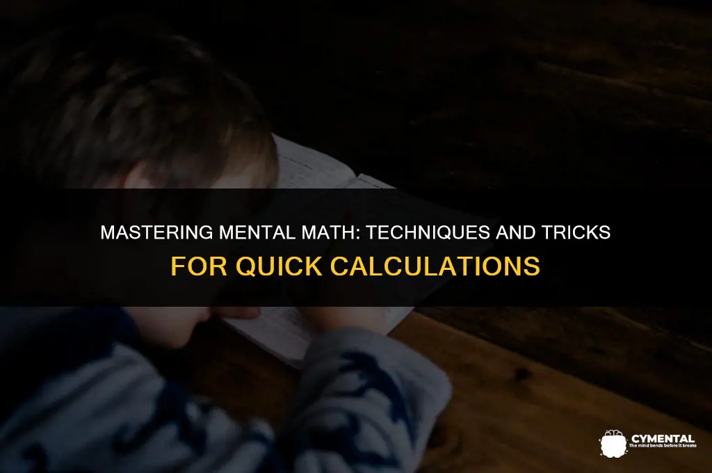 how do you do mental math
