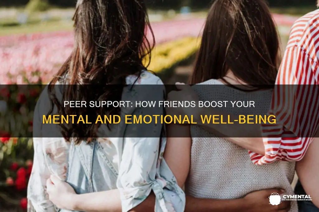 how do your peers help your mental emotional health