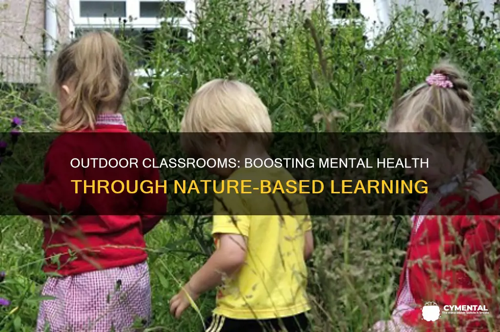 how does a outdoor classroom help with mental health