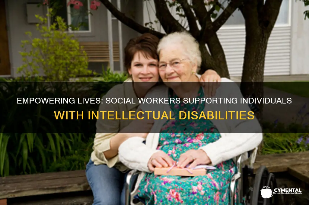 how does a social worker help someone with mental retardation
