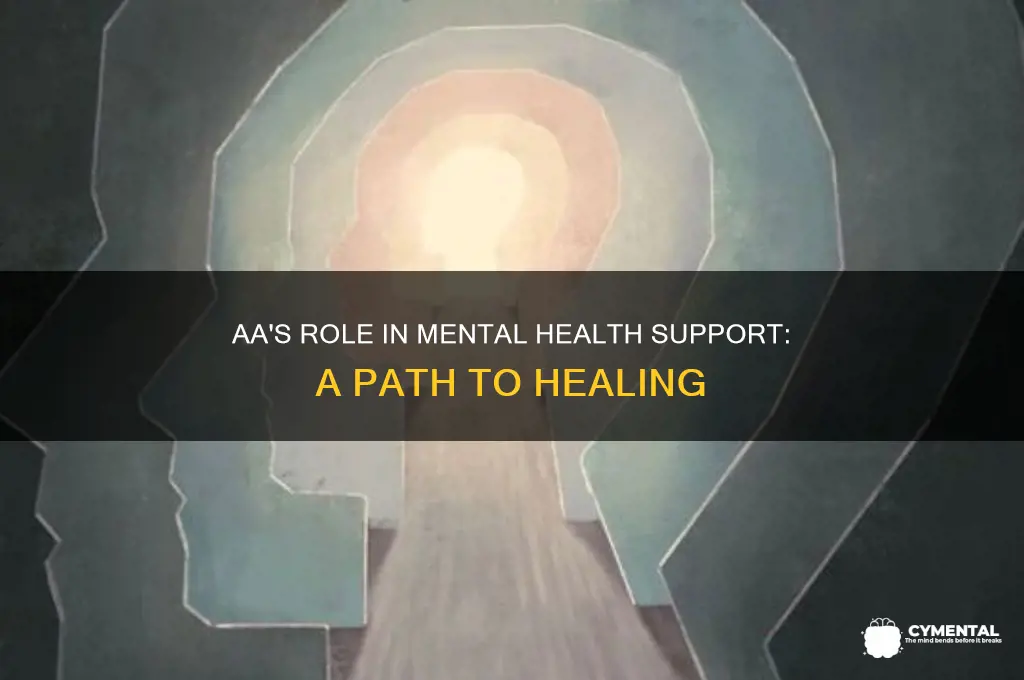 how does aa help support mental illness