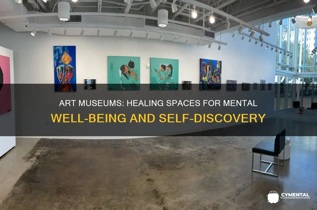 how does art museums help mental health