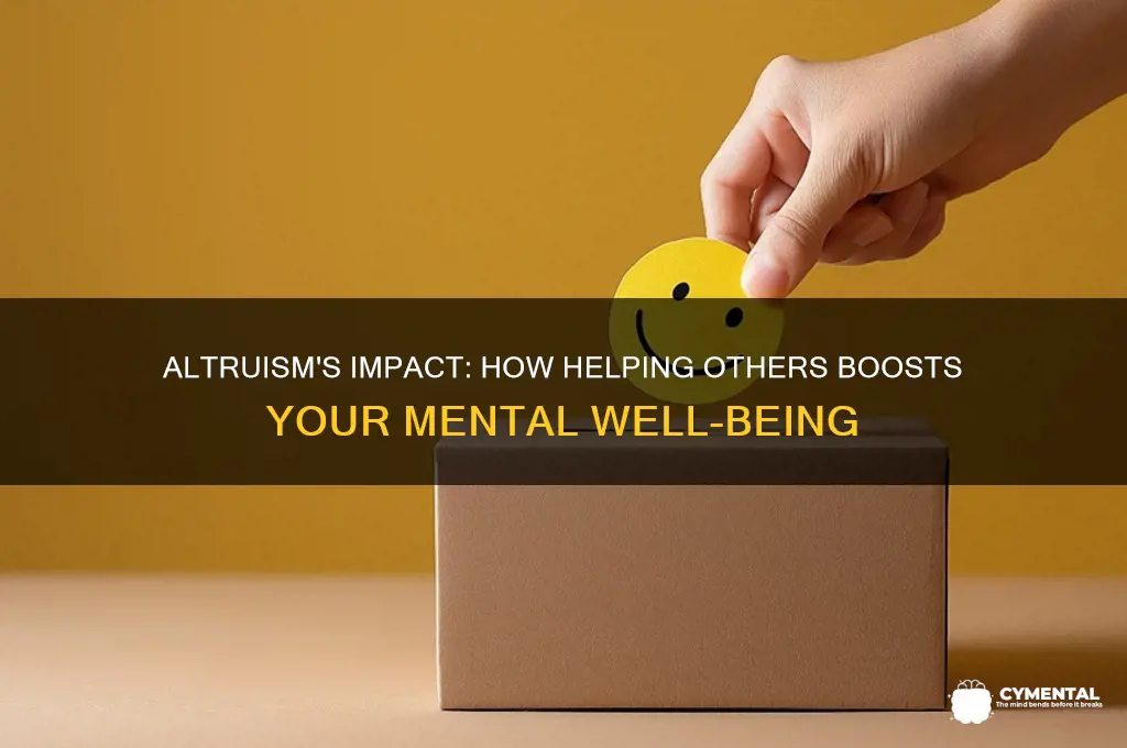 how does being atrusitic help your mental health