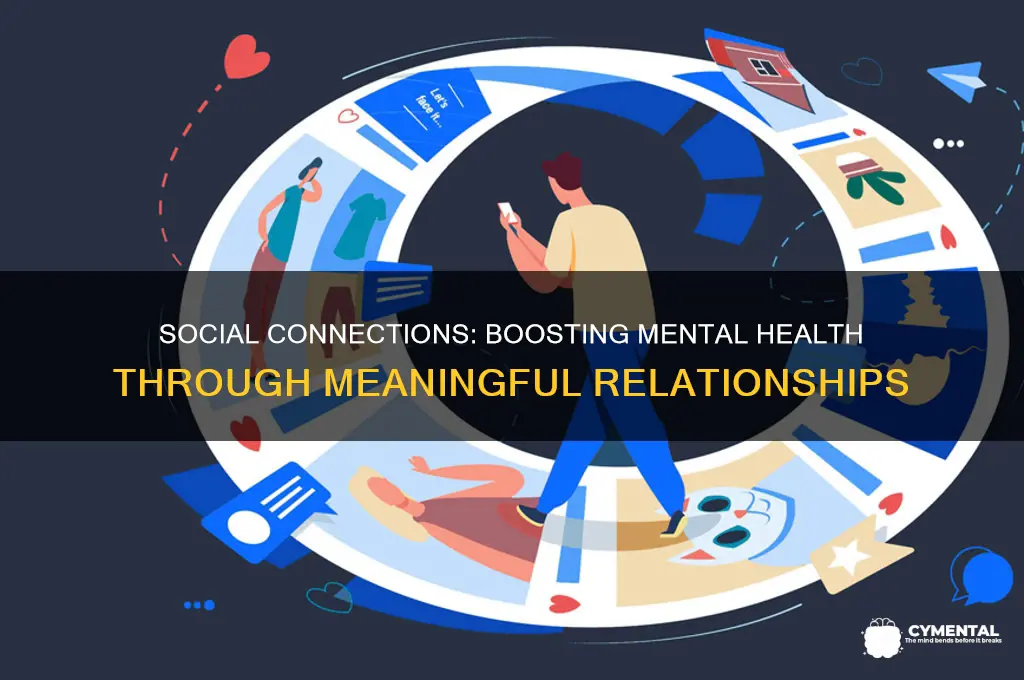 how does being social help with mental health