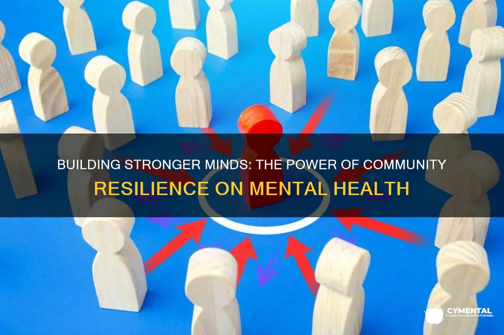 how does community resilience help mental health