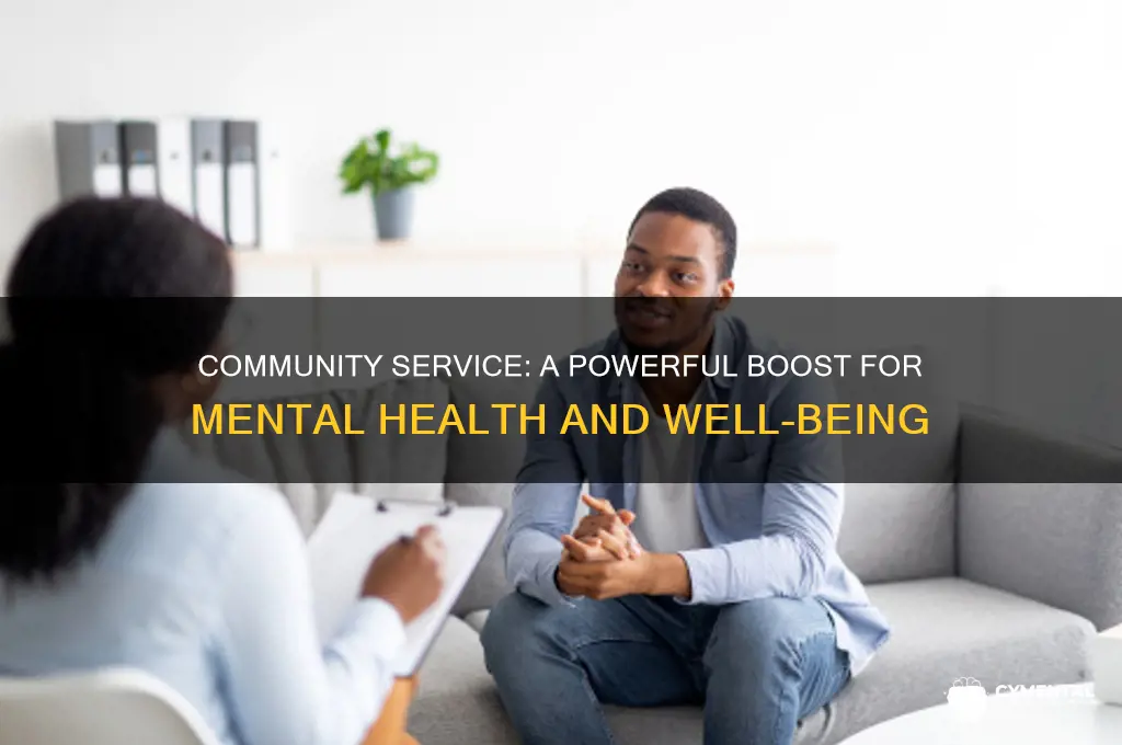 how does community service help you mentally