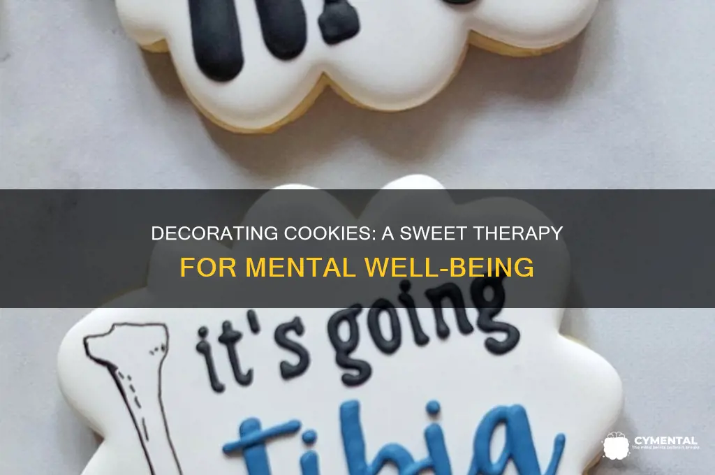 how does decorating cookies help mental health