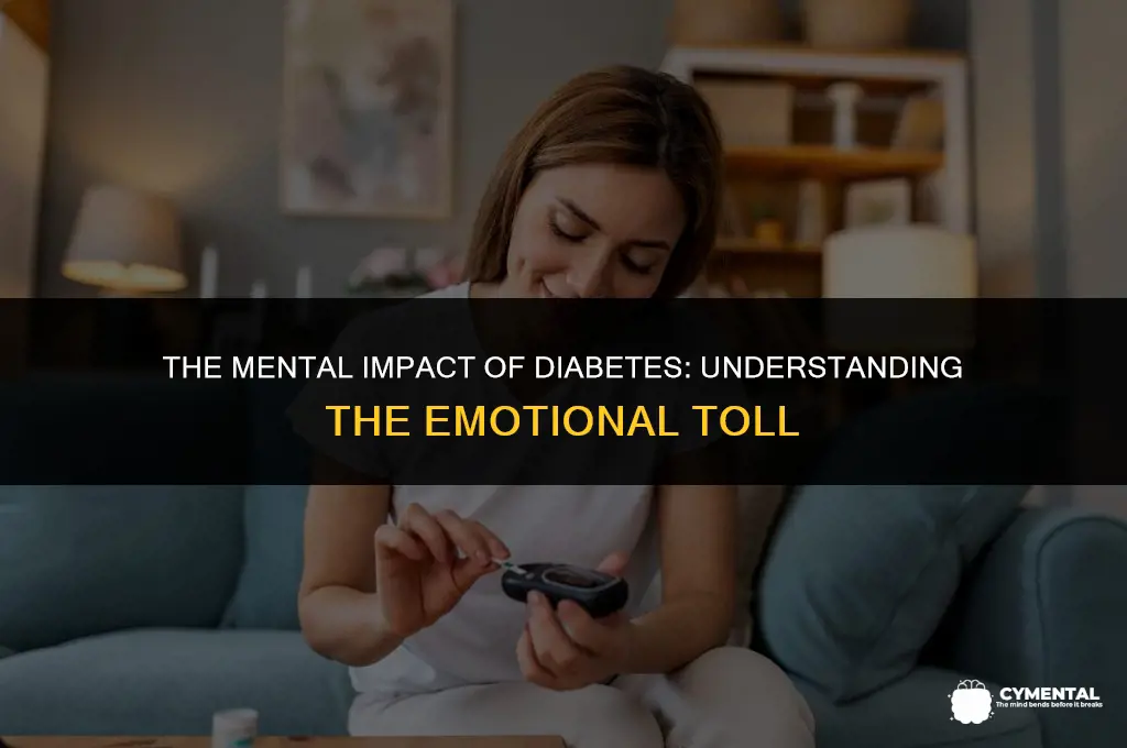 how does diabetes affect someone mentally
