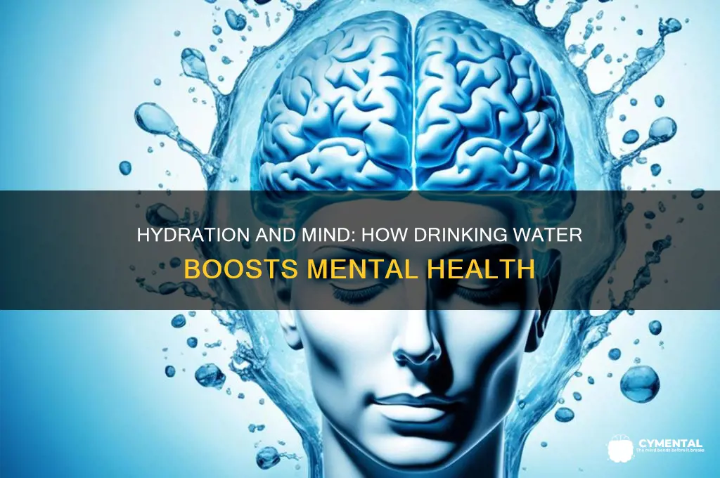 how does drinking water help mental health