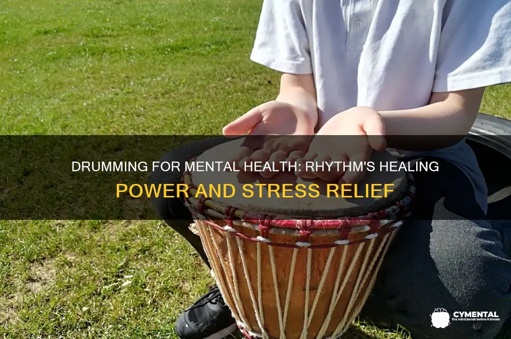 how does drumming help with mental health