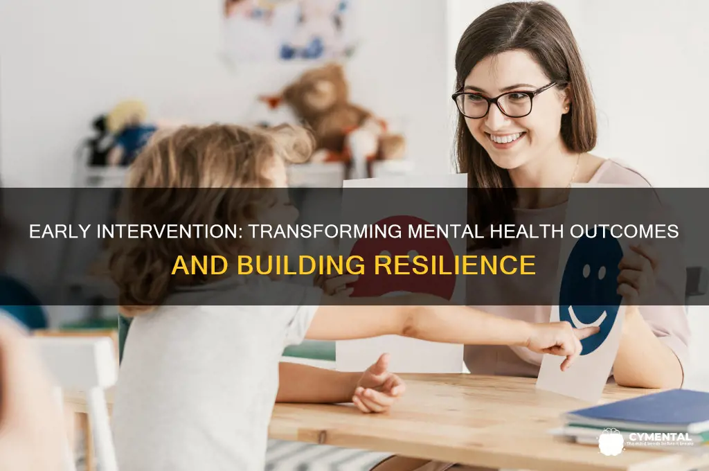 how does early intervention help mental health