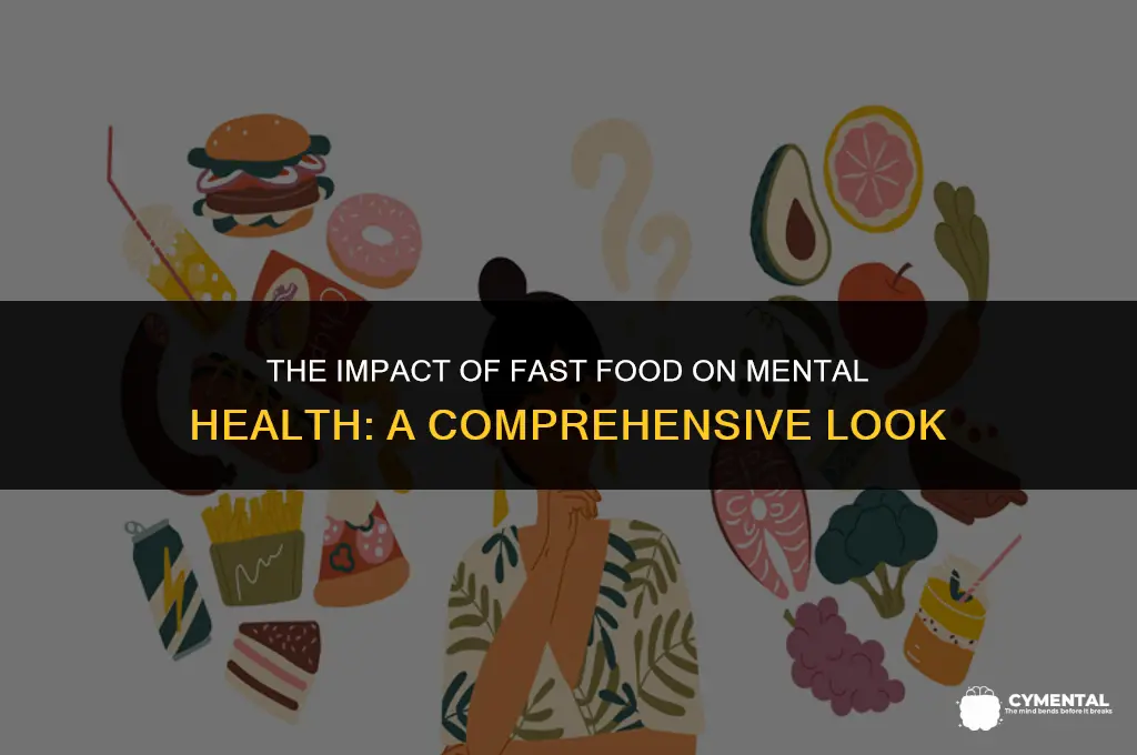 how does fast food affect your mental health