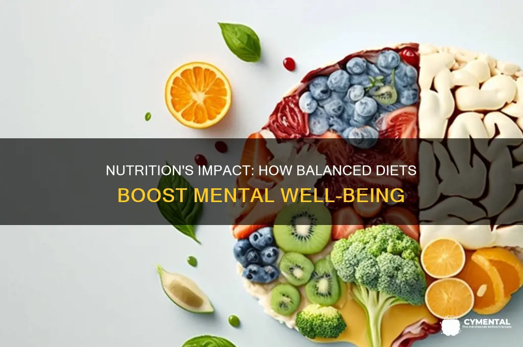 how does having a balanced diet help your mental health