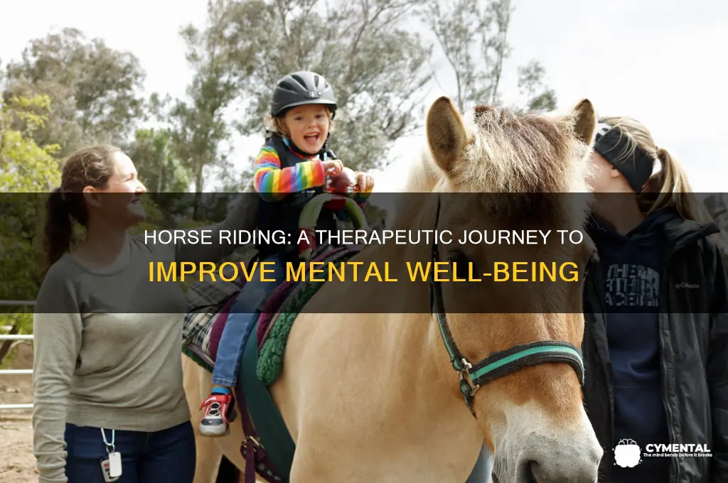 how does horse riding help mental health