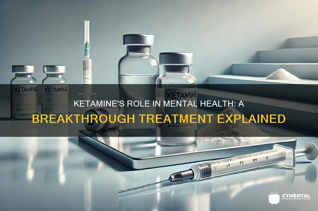 how does ketamine help mental health