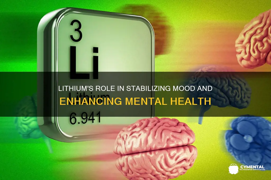 how does lithium help mental health