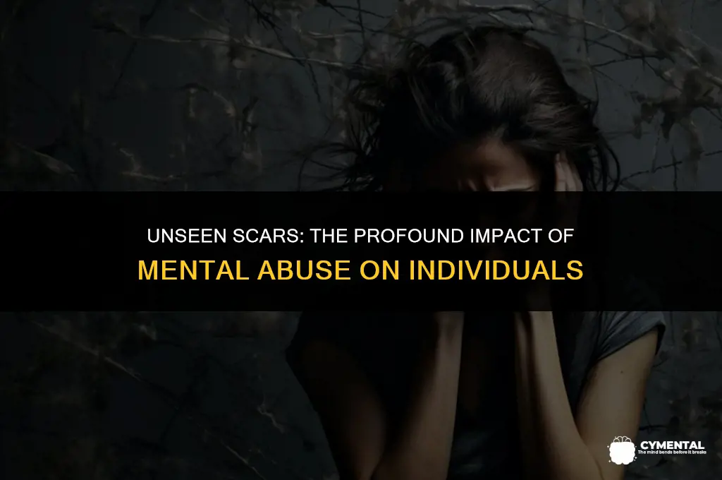 how does mental abuse affect a person