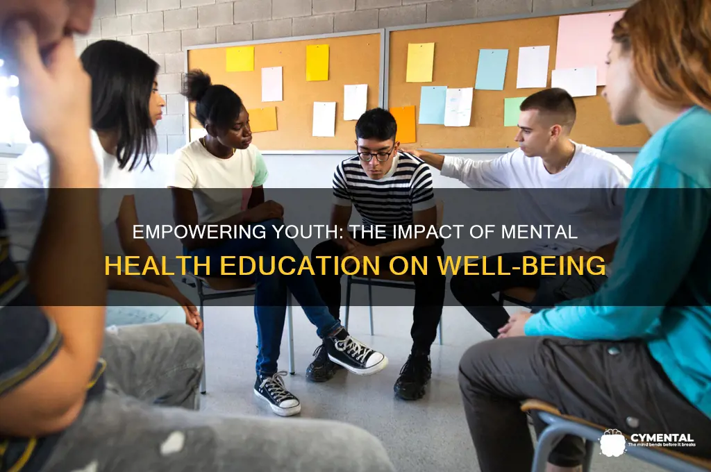 how does mental health education help youth